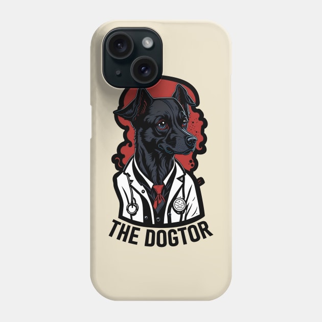 The Dogtor Phone Case by Dogotees