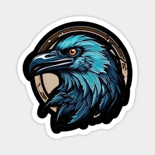 Blue Crow Magnet