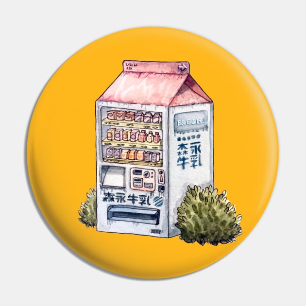 Sunset Snack Pin by LauraOConnor