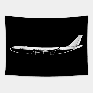 A340-200 Silhouette Tapestry