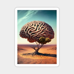 brain tree Magnet