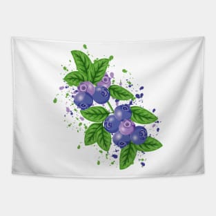 Blueberries Tapestry