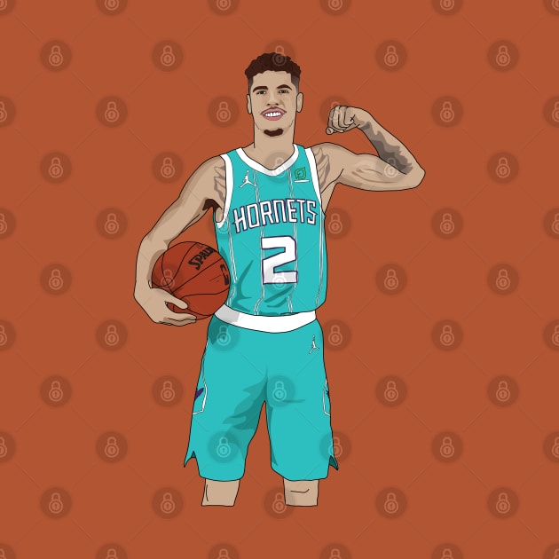 Lamelo Ball Charlotte Hornets by xavierjfong