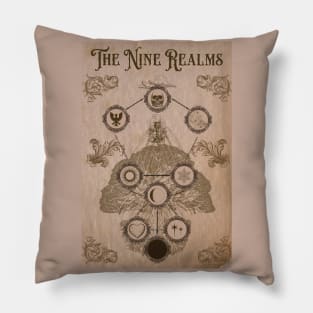 The Nine Realms of the #trailerverse Pillow