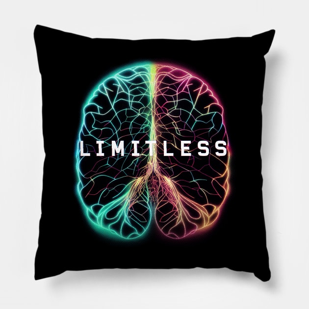 Limitless logo Pillow by AO01