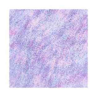 Light Purple Glitter Abstract Pattern T-Shirt