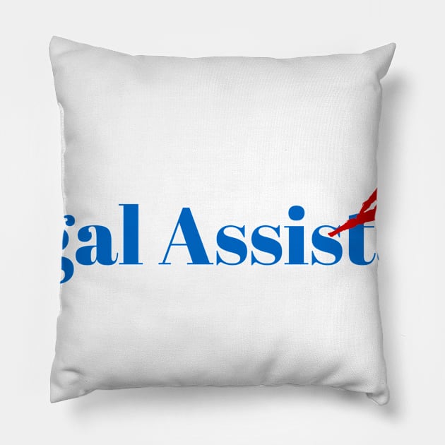 Master Legal Assistant Ninja Pillow by ArtDesignDE