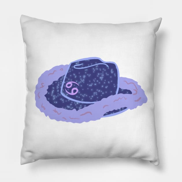 Cancer Cowboy Pillow by hgrasel