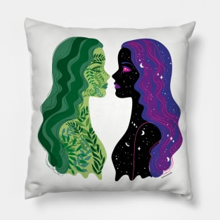 Nature and Space Pillow