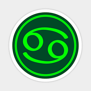 Cool Green Cancer Symbol Magnet