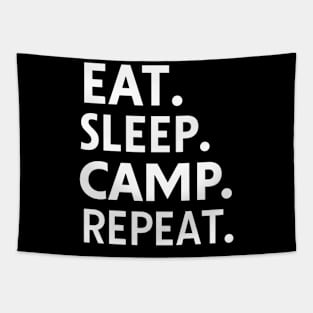 Camping Life : Eat Sleep Camp Repeat Tapestry