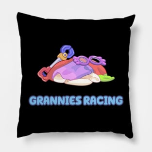 Grannies Racing Pillow