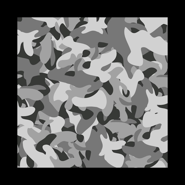 Camouflage Seamless Pattern by aquariart