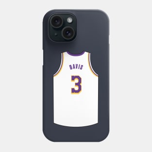 Anthony Davis Jersey White Qiangy Phone Case