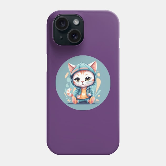 Kittie Hoodie Phone Case by Gamers Gear