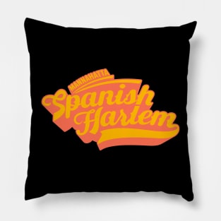 New York Spanish Harlem  - Spanish Harlem  - Spanish Harlem  Manhattan - El Barrio Pillow