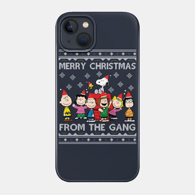 Merry Christmas From The Peanuts Gang - Peanuts - Phone Case