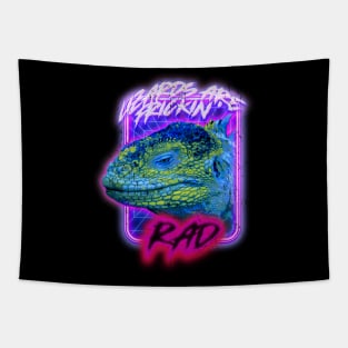 Vintage Lizard Vibes Tapestry