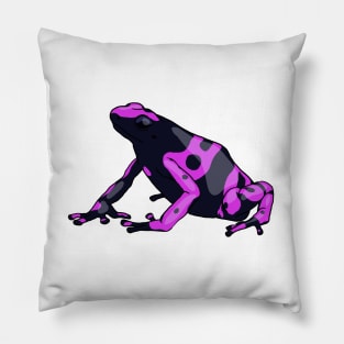 Pink Dart Frog Pillow