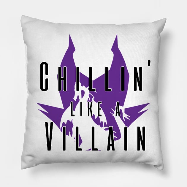 Chillin' Like a Villain - Mal Pillow by kimhutton