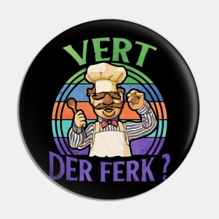 Swedish Chef FUN COLOR Pin