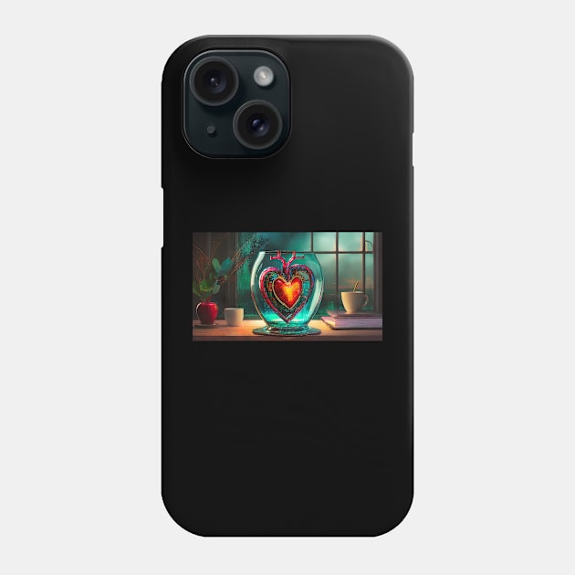 Glass Heart Phone Case by CreativePhil