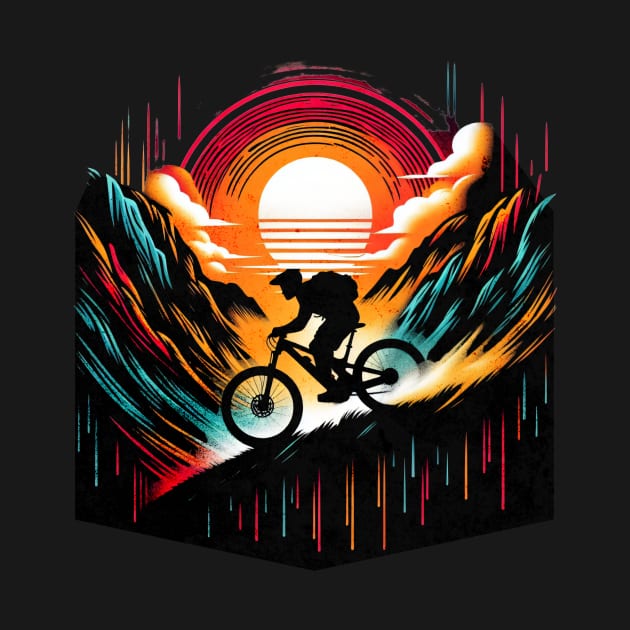 Outdoor Downhill Mountain Bike Design by Miami Neon Designs