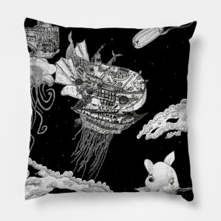 Jellyfish Sky Pillow