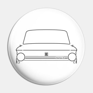 NSU Prinz 4 classic car black outline graphic Pin