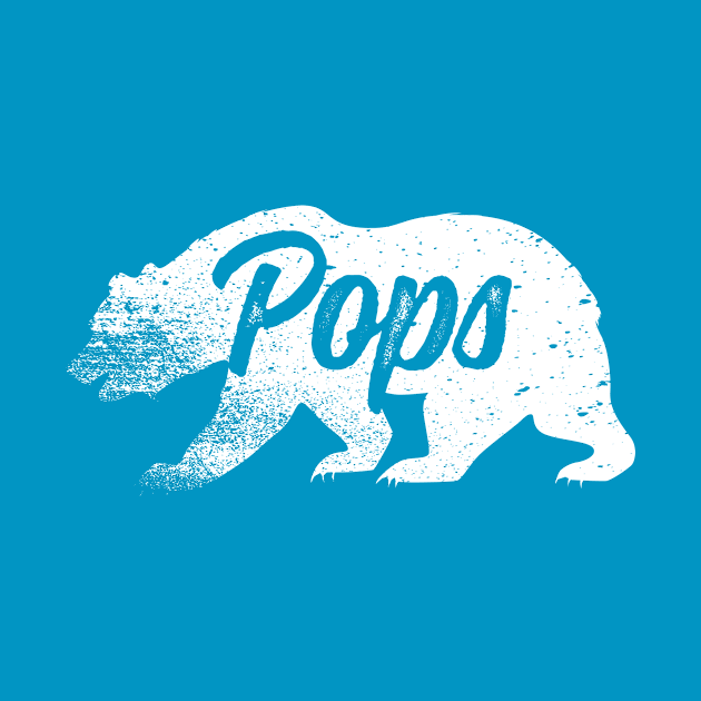 Popa Bear Father's Day T-Shirt by Adamita