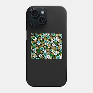 Terrazzo Green Seamless Phone Case