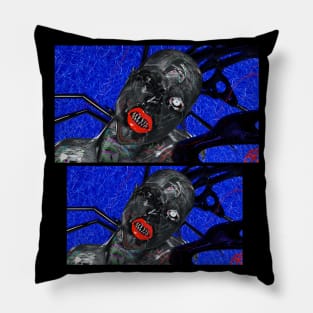 Web Human CREEP 3D Horror Art Pillow