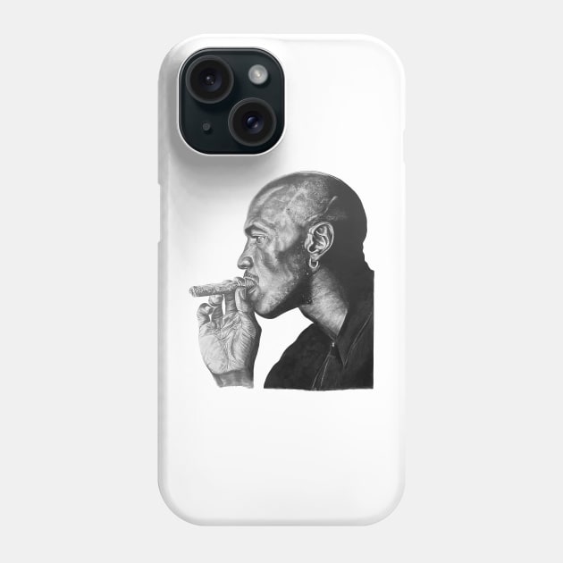 BASKETBALLART - JORDAN DRAWING Phone Case by JORDAN-ART23