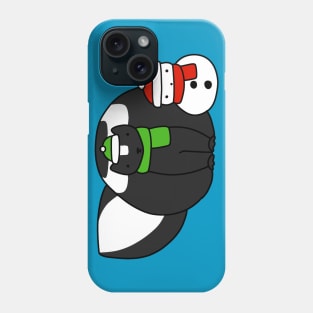 Skunk and Snowman Phone Case