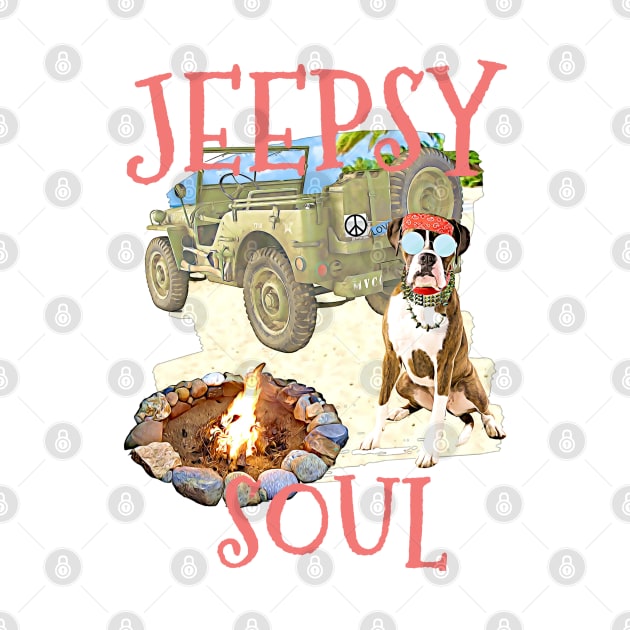 Jeepsy Soul Boxer by Witty Things Designs