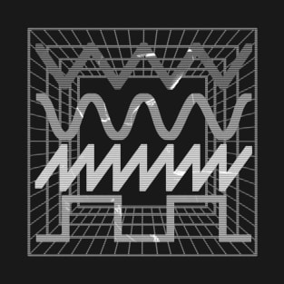 SYNTHESIZER WAVEFORMS #9 FATWAVES MONOCOLOR T-Shirt