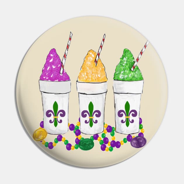 Mardi Gras Sno Balls Pin by one-broke-kid