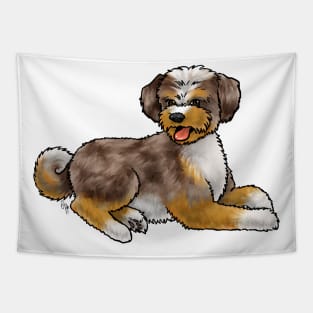 Dog - Aussiedoodle - Red Merle Tapestry