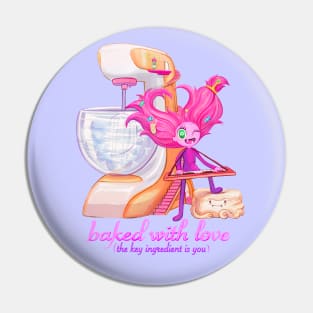 Baked with love, the Candy Queen Pin