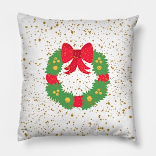 Christmas Wreath Pillow