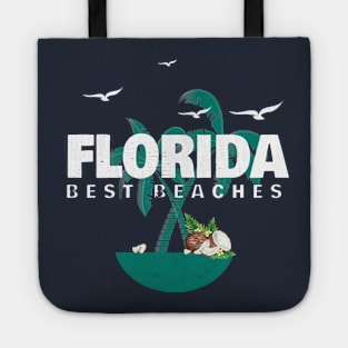 Florida Best Beaches Best Tshirt for summer Vacation Tote