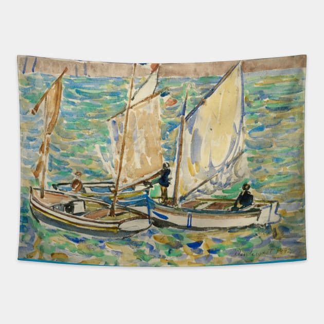 St. Malo by Maurice Brazil Prendergast Tapestry by MasterpieceCafe