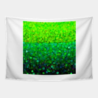 Sparkles and Glitter Green Abstract Tapestry