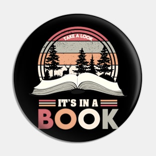 It’s a Good Day to Read A Book Pin