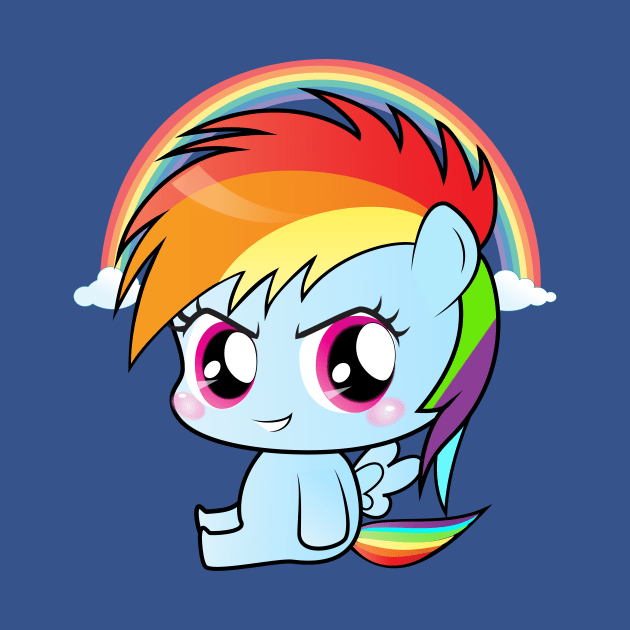 Rainbow Dash Chibi by AkanesChibiArt