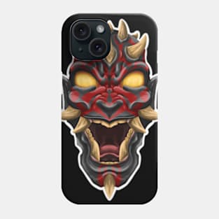 Darth maul oni mask Phone Case