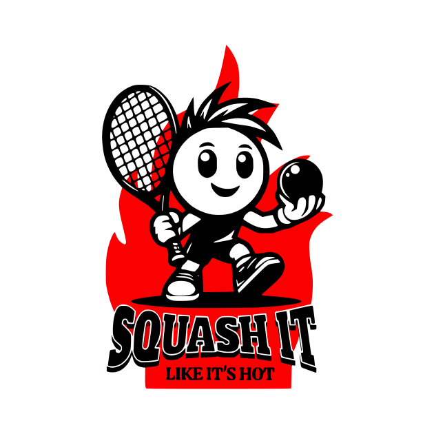 Squash player by Graffik-Peeps