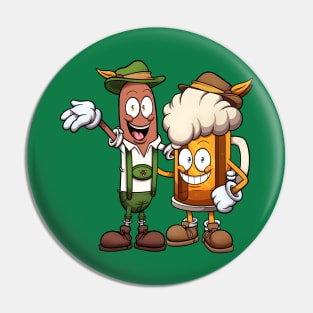 Oktoberfest Sausage And Beer Pin