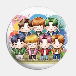 BTS All Members Pin