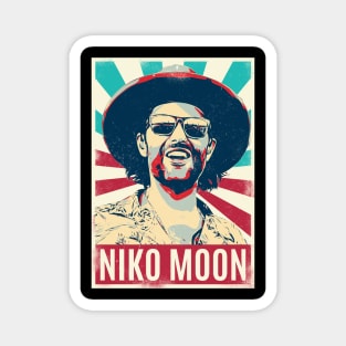 Vintage Retro Niko Moon Magnet